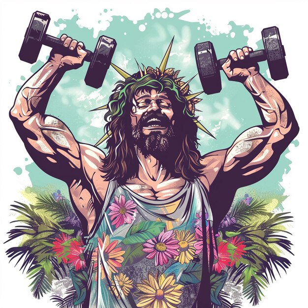 Diseño de la camiseta de la aventura de Jesucristo