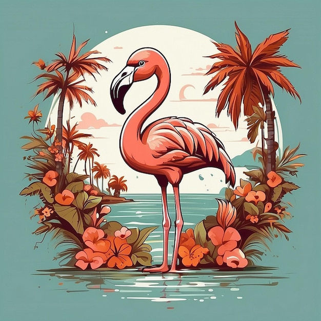 Foto diseño de la camiseta flamengo vector creado con ia