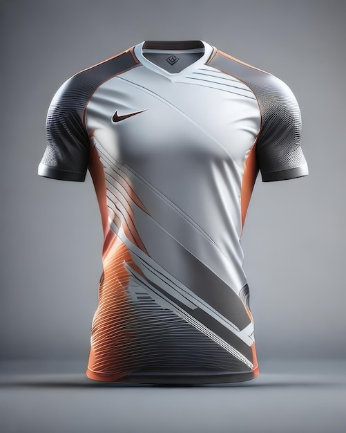 Foto diseño de camiseta de fútbol drifit sportwear.