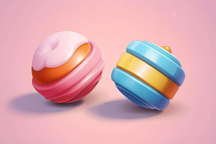 Foto diseño de caramelos 3d vector de caramelo rendering de caramellos gráfico