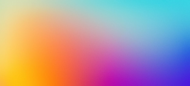 Diseño de cartel de encabezado web de banner ancho de fondo degradado de color vibrante abstracto azul púrpura naranja