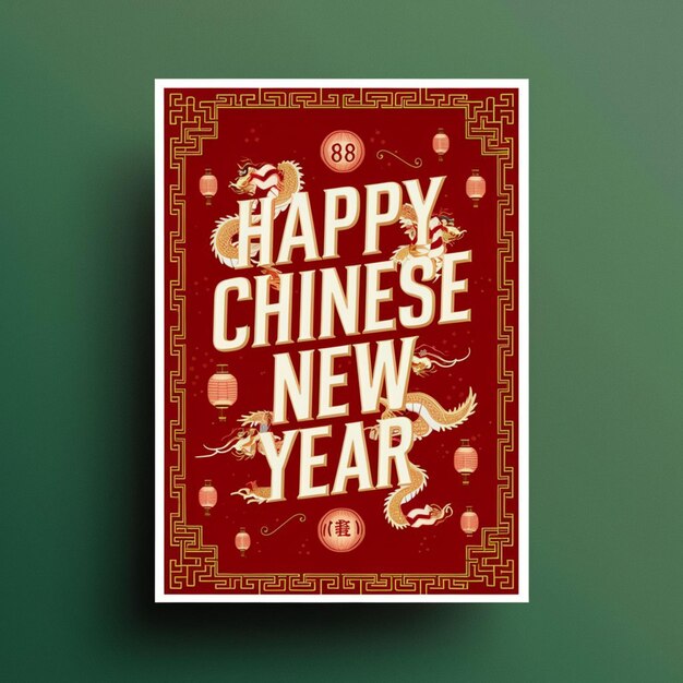 Diseño de carteles para el Año Nuevo Chino