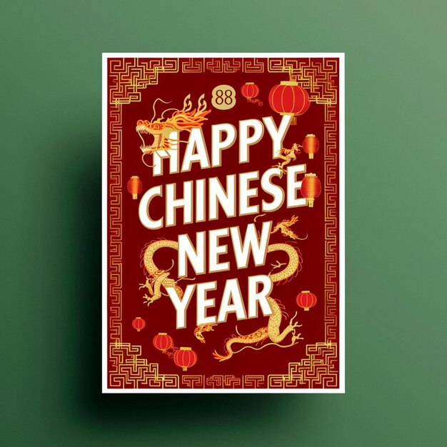 Diseño de carteles para el Año Nuevo Chino