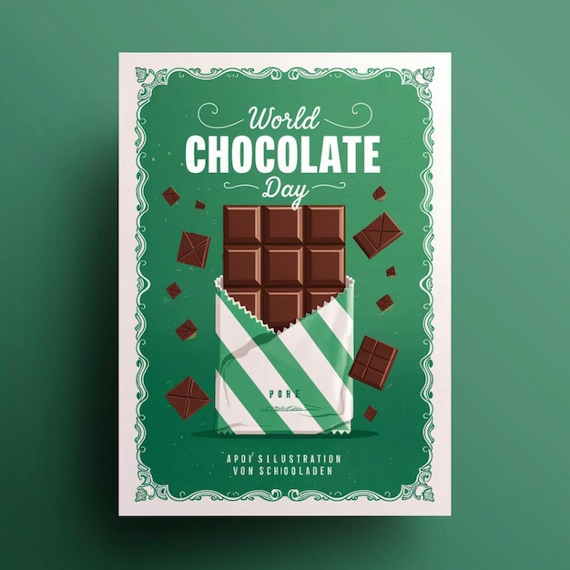 Diseño de carteles para la celebración del Día Mundial del Chocolate