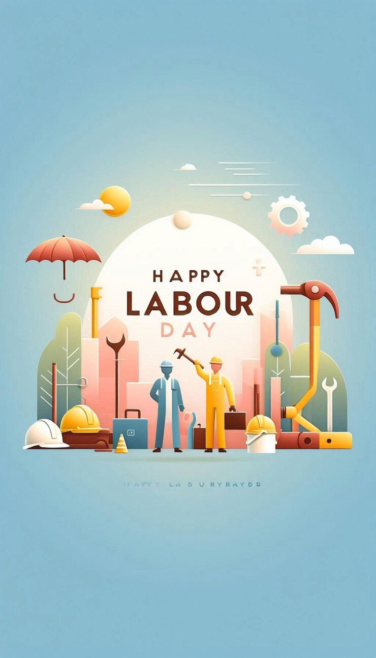 diseño de carteles del día del trabajo