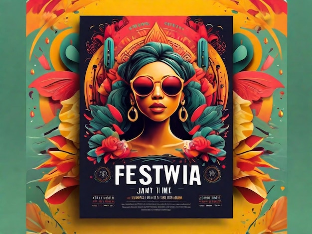 Diseño de carteles del festival