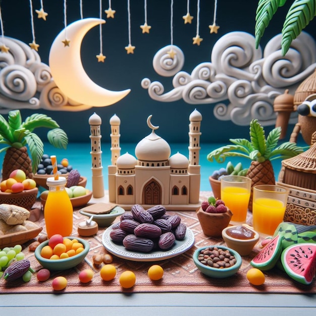 Diseño de carteles para la fiesta de Iftar