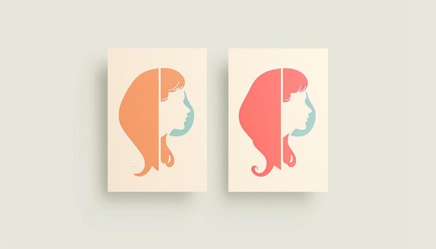 Diseño de carteles mínimos para el Día de la Mujer