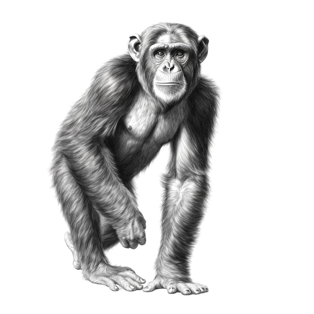 diseño de chimpancé