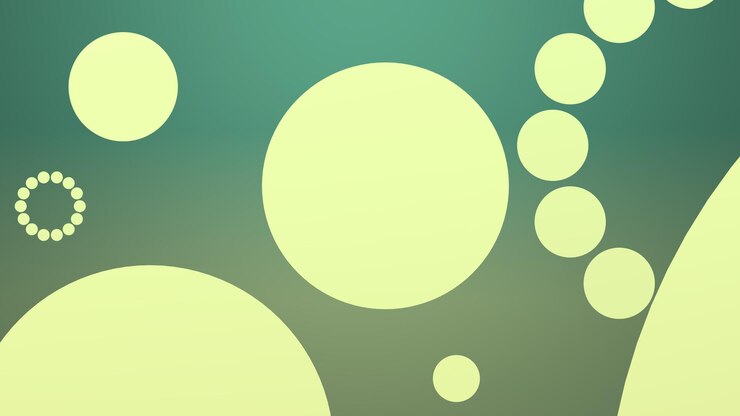Foto diseño circular abstracto verde claro fondo de círculos fondo para el diseño de ilustración de renderizado circles3d