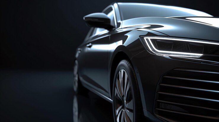 Diseño de coche con estilo para sitio web o publicidad