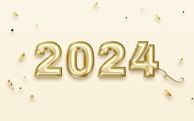 Diseño de collage para el año 2024