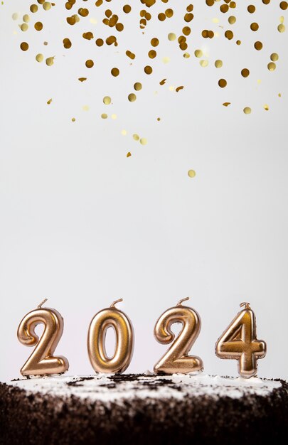 Foto diseño de collage para el año 2024