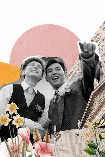 Diseño de collage para bodas