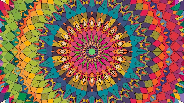 un diseño colorido de la colección por persona