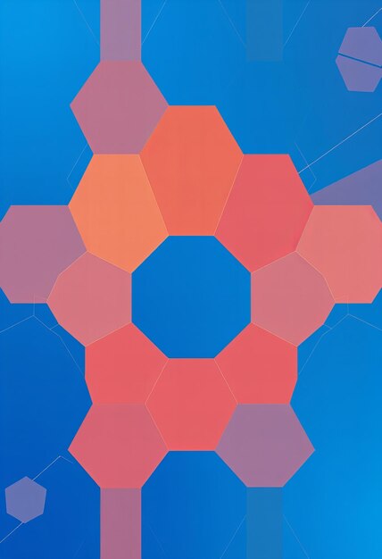un diseño colorido con un fondo azul que dice x