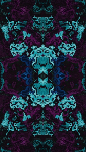 un diseño colorido en forma de caleidoscopio