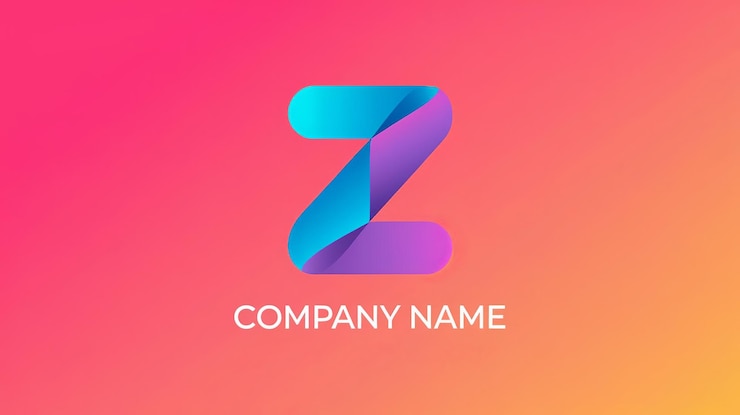 Foto diseño colorido del logotipo z