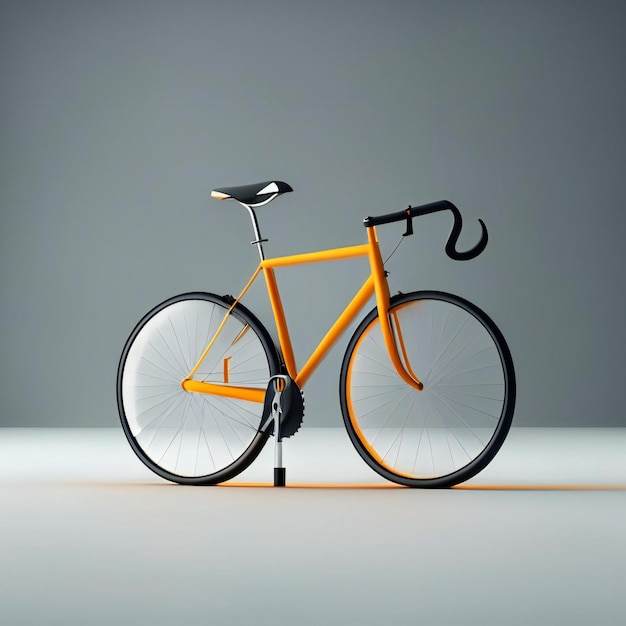 Diseño de concepto de bicicleta moderna futurista IA generativa