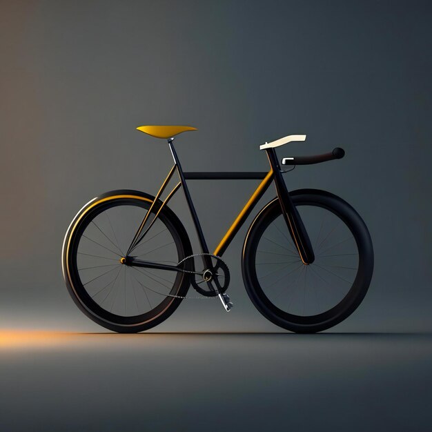 Diseño conceptual de bicicletas modernas futuristas IA generativa