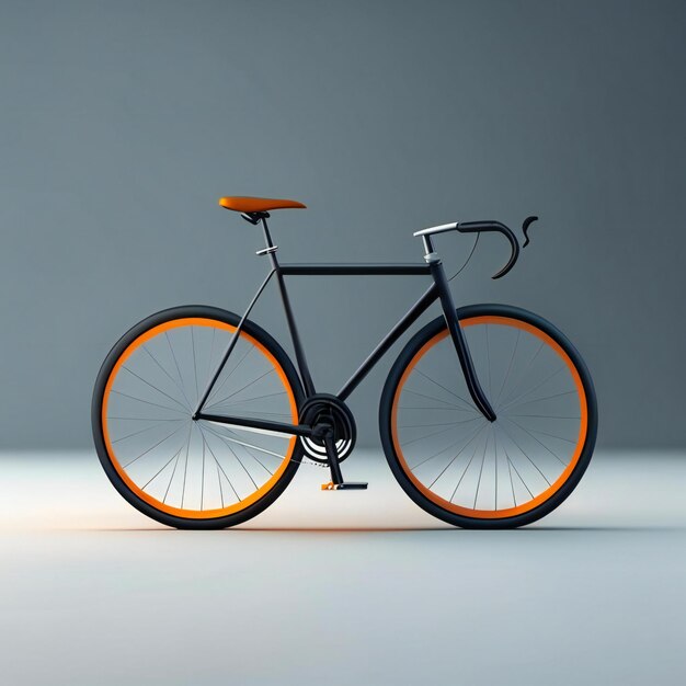 Diseño conceptual de bicicletas modernas futuristas IA generativa