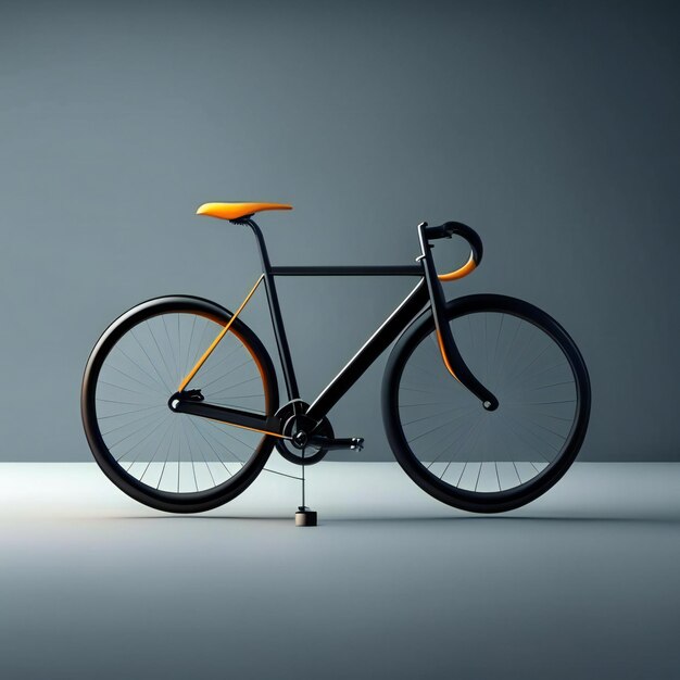 Diseño conceptual de bicicletas modernas futuristas IA generativa