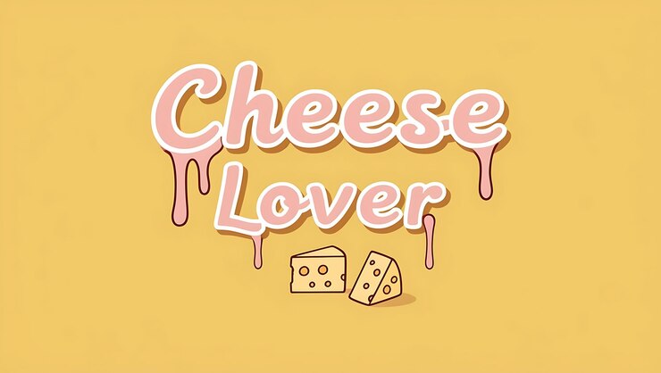 Foto diseño conceptual de cheese lover