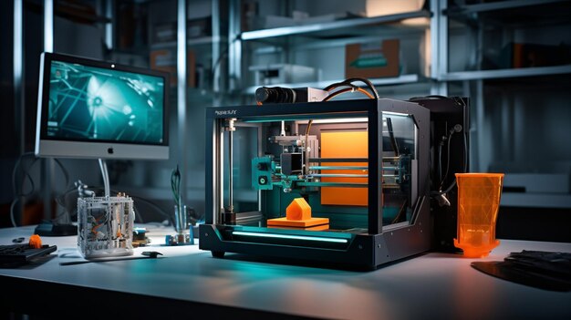 Diseño conceptual de modelos de ingeniería de plástico Tecnología de impresora 3D Máquina de impresión tridimensional