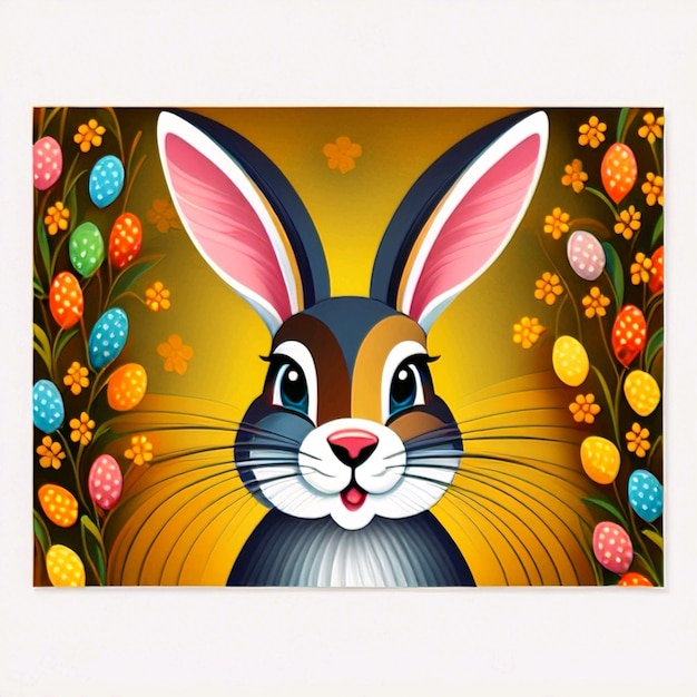 Diseño del conejo de Pascua