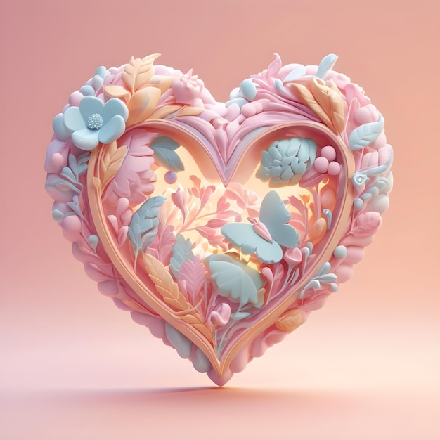 diseño del corazón del amor