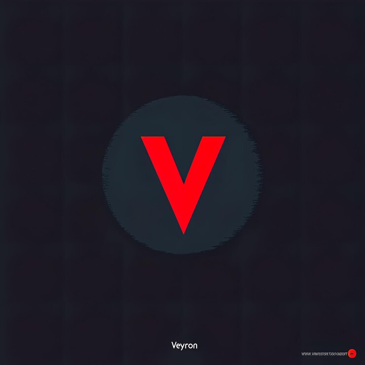 Foto diseño de decoración de la idea del logotipo de la letra v