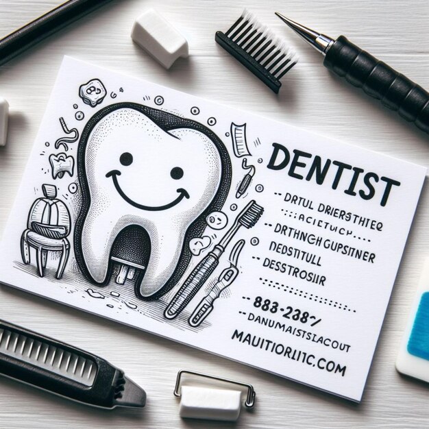 Foto diseño dental puente dental negocio de dentista