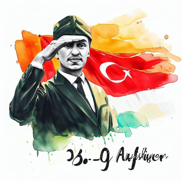 Diseño para el Día de la Independencia de Turquía039 el 30 de agosto