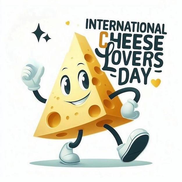 Diseño del día del queso generado por Ai