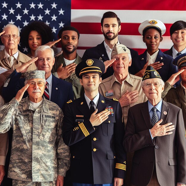 Diseño para el Día de los Veteranos de los Estados Unidos Día de la Independencia Día del Trabajo cada festividad nacional estadounidense