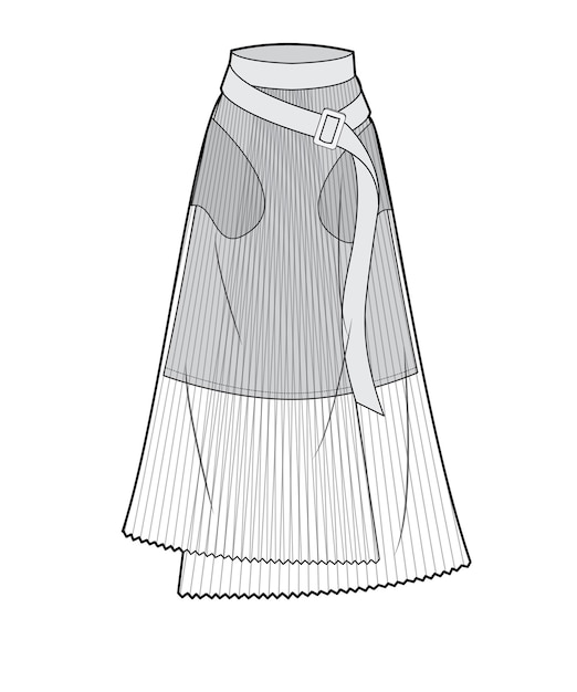 Diseño y dibujo de faldas