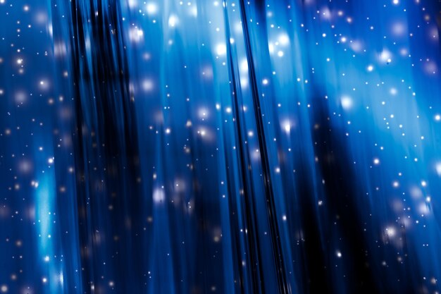 Foto diseño digital azul de fondo abstracto de marca de vacaciones con nieve brillante