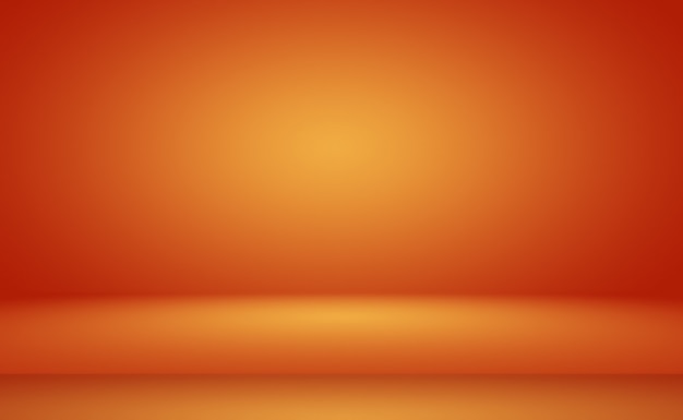 Diseño de diseño de fondo naranja abstracto, estudio, habitación, plantilla web, informe comercial con color degradado de círculo suave.