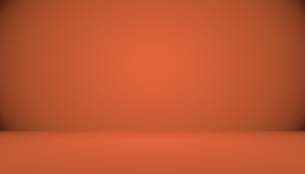 Diseño de diseño de fondo naranja liso abstracto.Informe empresarial de plantilla web de tudioroom ...