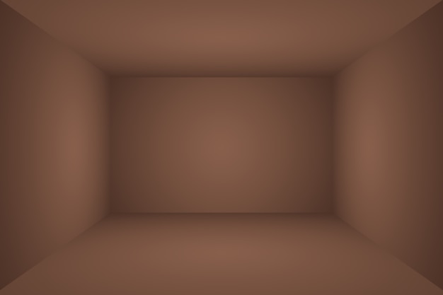 Diseño de diseño de fondo de pared marrón suave abstracto, estudio, habitación, plantilla web, informe comercial con color degradado de círculo suave