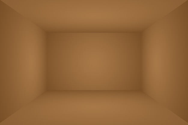 Diseño de diseño de fondo de pared marrón suave abstracto, estudio, habitación, plantilla web, informe comercial con color degradado de círculo suave