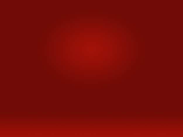 Diseño de diseño de San Valentín de Navidad de fondo rojo suave de lujo abstracto, estudio, habitación, plantilla web, informe comercial con color degradado de círculo suave.