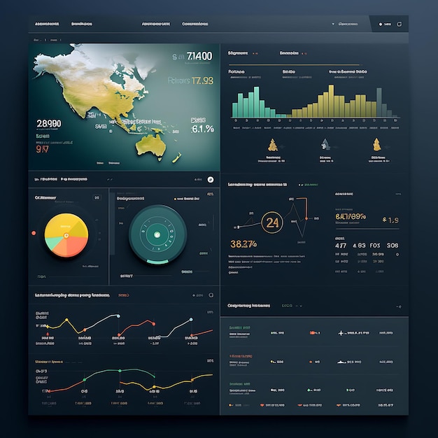 Diseño de diseño de sitio web de una plataforma de análisis de datos3033 Aspecto profesional único y creativo