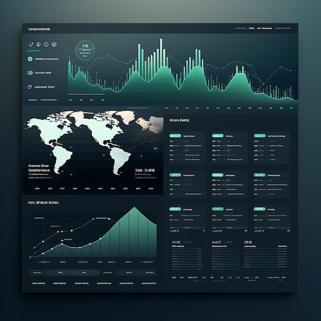 Diseño de diseño de sitio web de una plataforma de análisis de datos3086 Aspecto profesional único y creativo