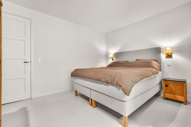 Diseño de dormitorio luminoso
