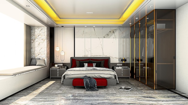 diseño de dormitorio moderno