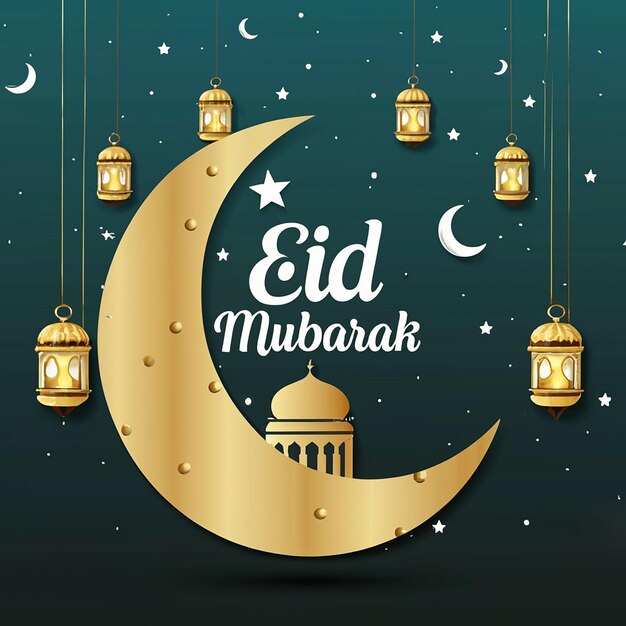 Diseño de Eid Mubarak