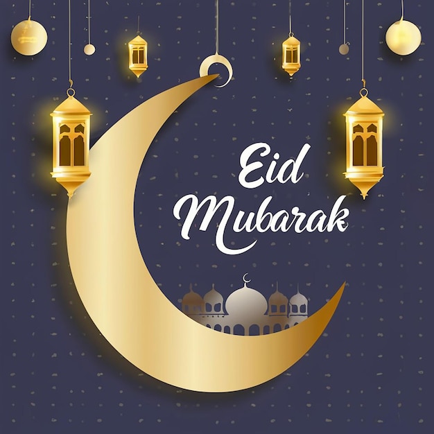 Diseño de Eid Mubarak