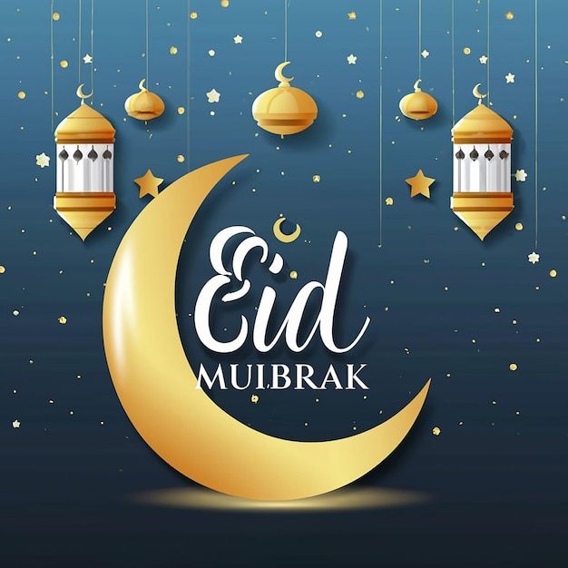 Diseño de Eid Mubarak