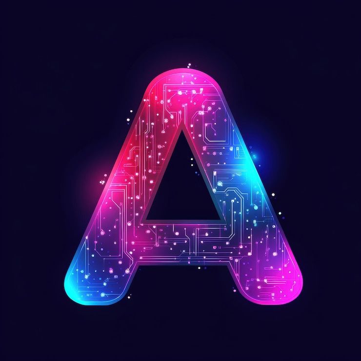 Foto diseño elegante del logotipo de la ia con estética minimalista